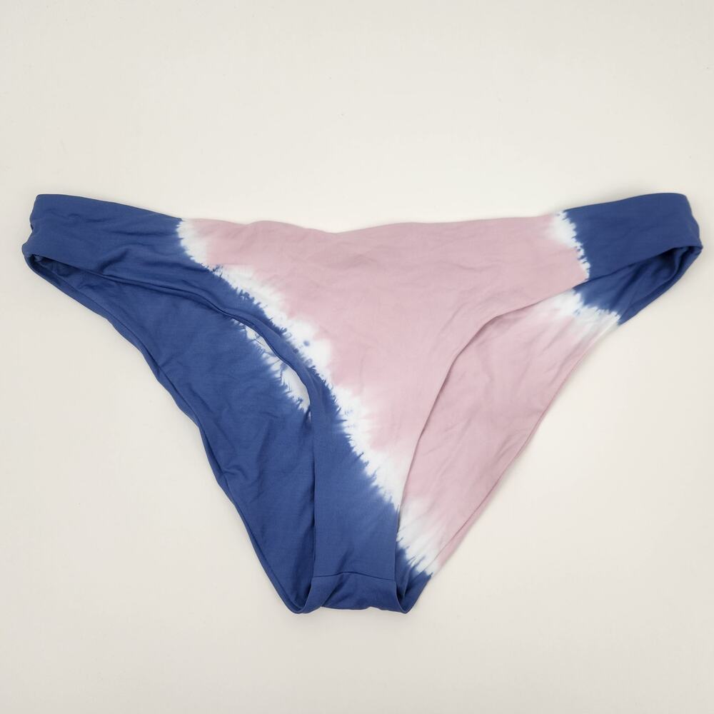 L*Space Bikini Bottom in Tie Dye Pink Blue Size XL